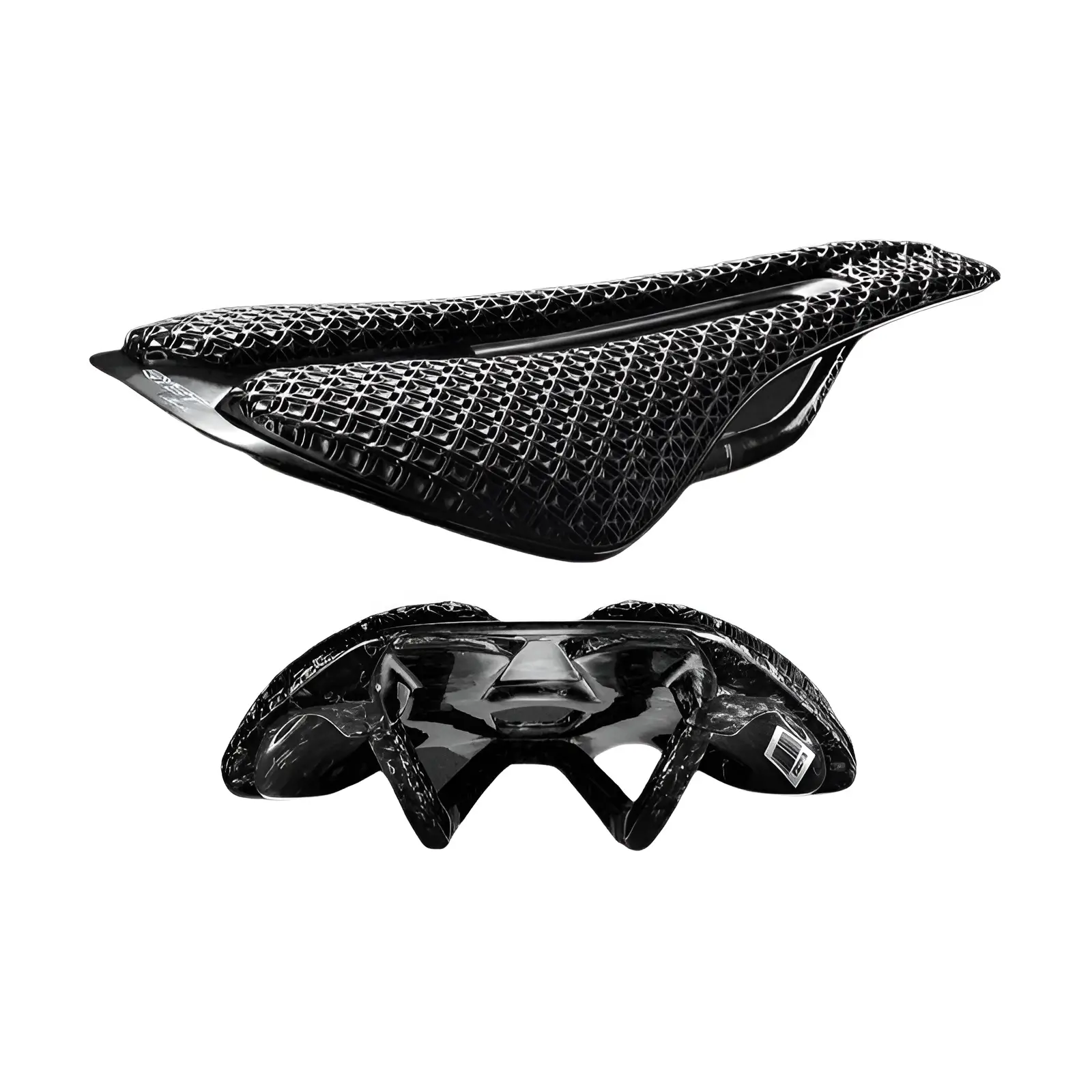 RYET-Ultralight Carbon Bicycle Saddle, 3D Impresso, Assento de Bicicleta Road, MTB Cascalho, Peças de ciclismo, 135mm, 143mm, 105g