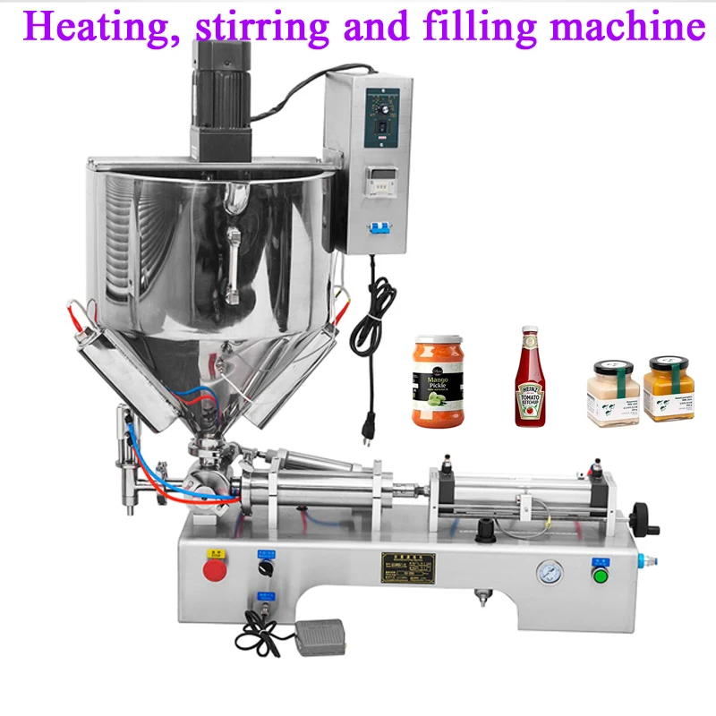 

PBOBP Paste Filling Machine With Mixing And Heating,Wax Melting Mixing And Filling Machine For Candle