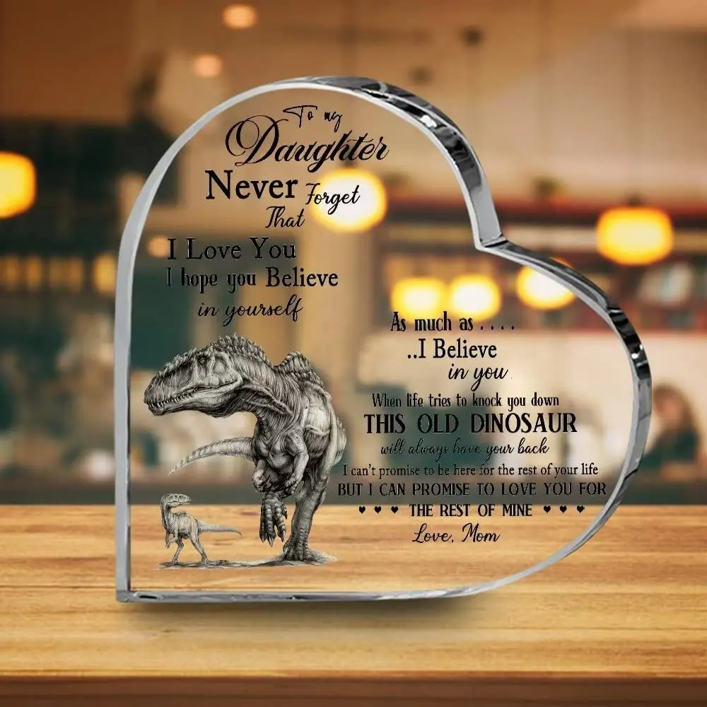 

Акриловый браслет с изображением дочки динозавра, Уникальный Прочный подарок на день рождения, выпускной, Пасху, День благодарения, Рождество, Декор