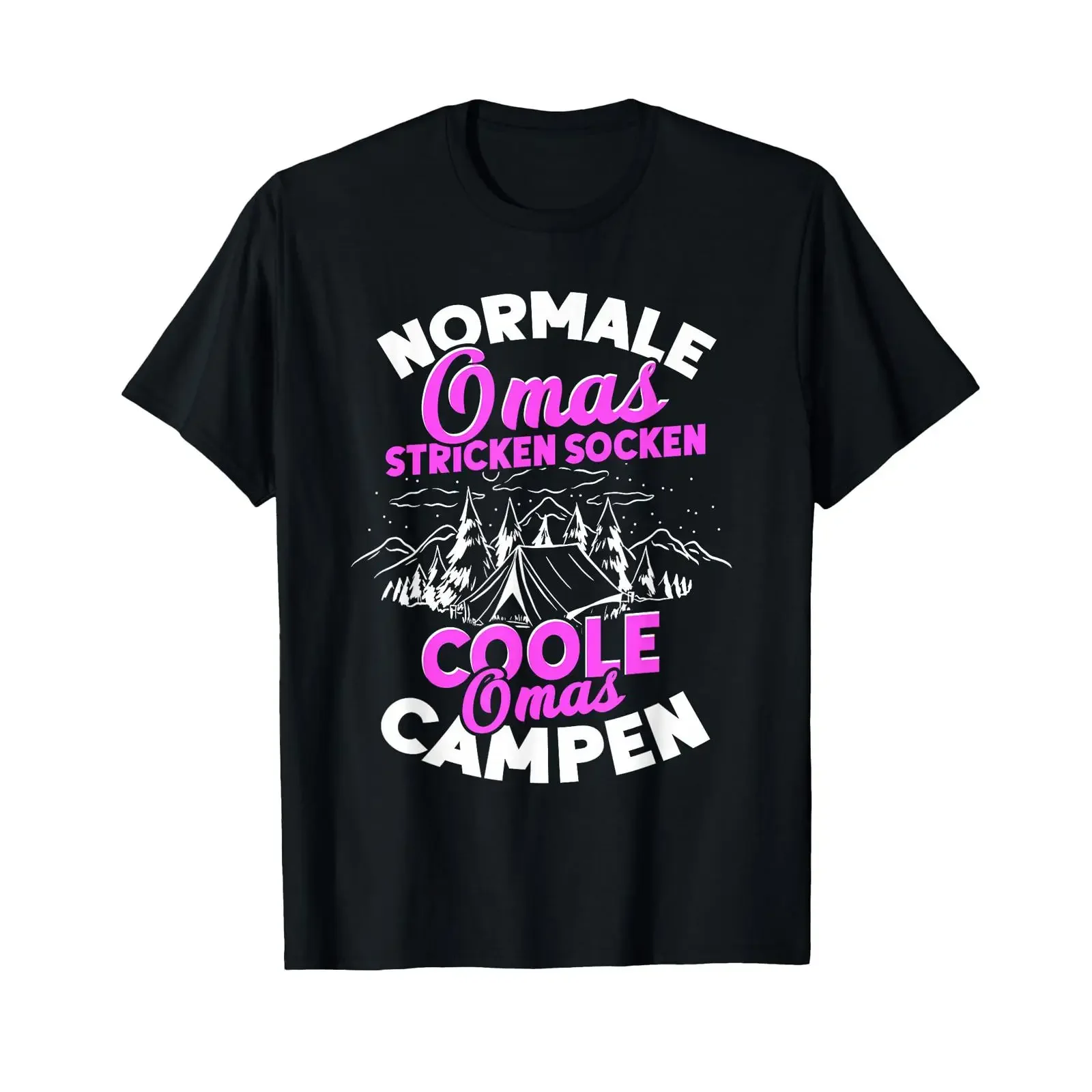 Funny Camping Saying Caravan Cool Grandma T Shirt vintage Washed homme designer clothes Unisex Breathable Soft