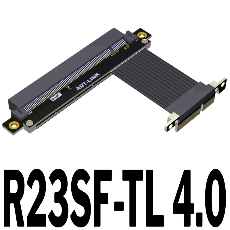 رافع PCIE للكابل المزدوج ، الشريطي ، السرعة الكاملة ، PCI Express ، كابل شريطي 16x إلى 4x ، RTX extensio ، Gen4.0 ، PCIE ، 90 درجة GPU