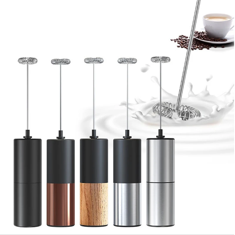 

LMETJMA Electric Milk Frother Mini Foamer Coffee Maker Egg Beater for Chocolate Cappuccino Stirrer Portable Blender KC0470