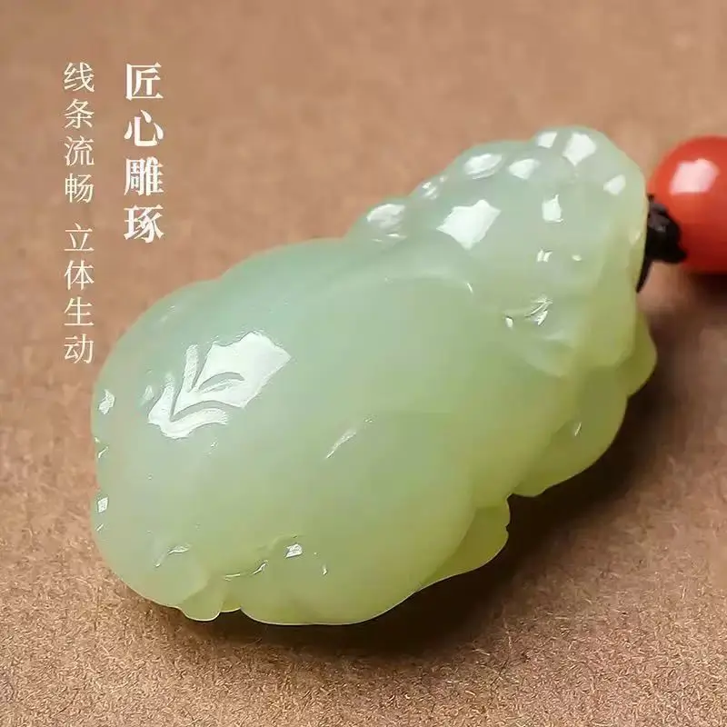 Handcrafted Pixiu Figurine - Lustrous Yellow Jade Auspicious Beast Ornament for Daily Appreciation and Collection
