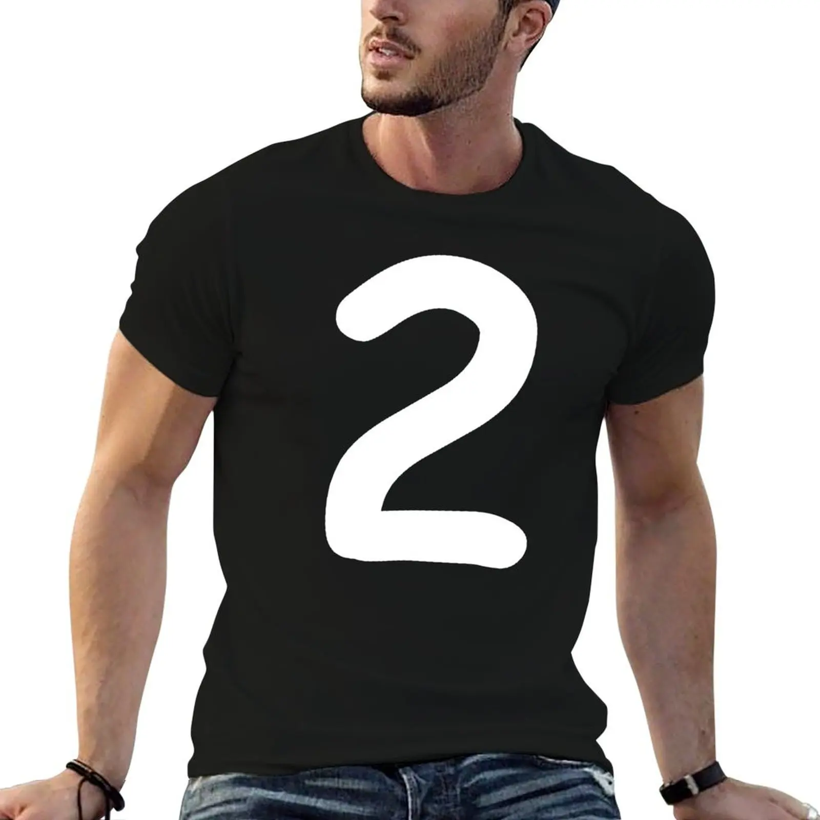 

shirt man T-Shirt Gift shirts print Number t 2 custom t for Two white Birthday pack