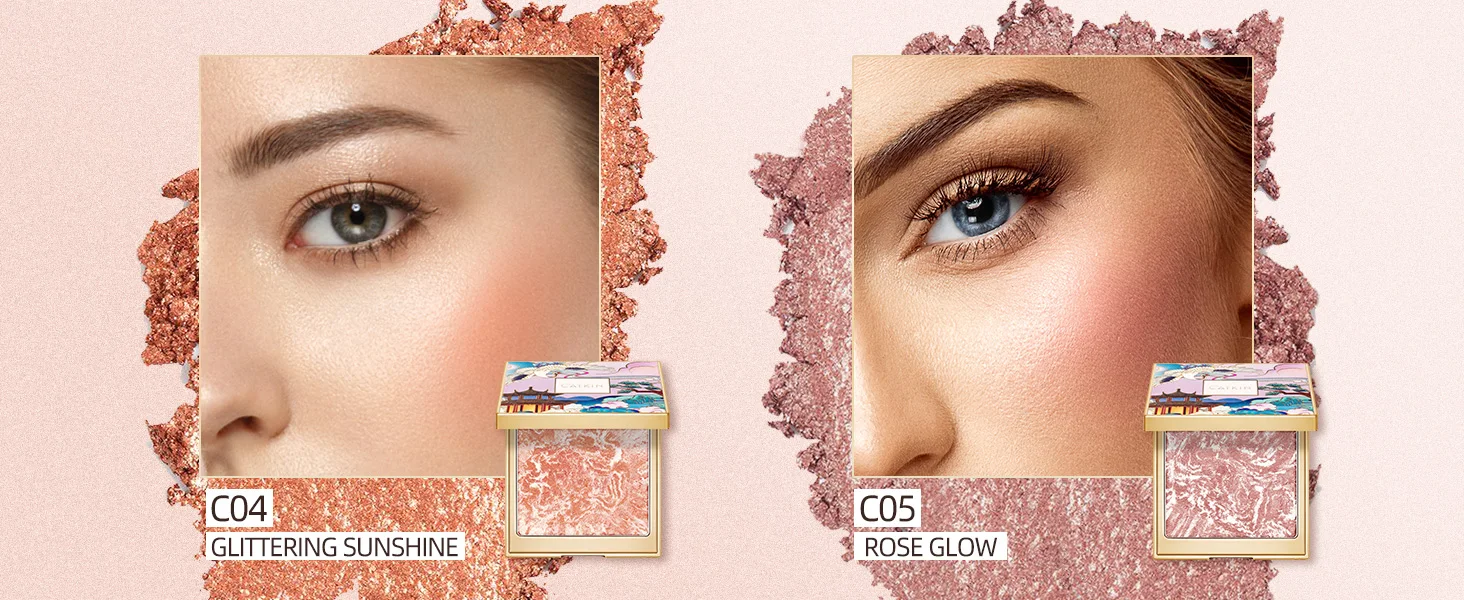 CATKIN Eternal Love Rosy Cranes Blush Drunk In Flower Langanhaltendes Natürliches Rouge – Detail 5