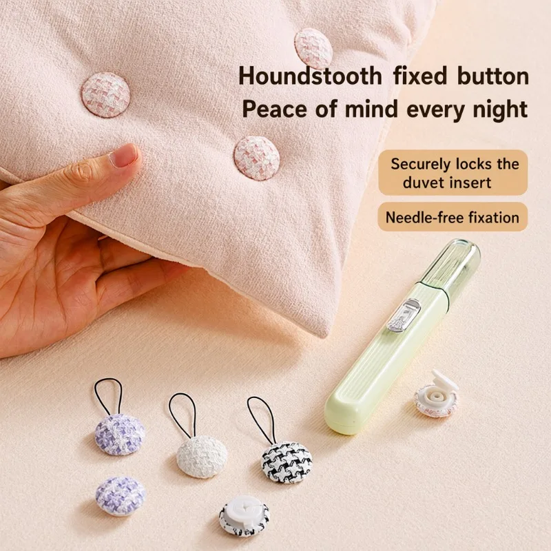 Bed Sheet Clips, ABS Polyester Houndstooth Quilt Fixing Fasteners, Non Slip Duvet Holder Prevent Shifting for Home Bedroom