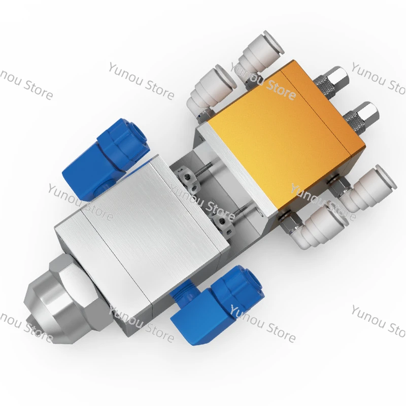 BY-36AB Double Cylinder Double Liquid Suction Type Adjustable AB Double Liquid Dispensing Valve Pneumatic AB Valve