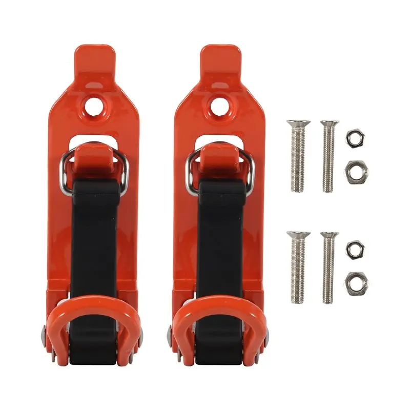 Multifunction Metal Clamp Mounting Kit Shovel Holder Clamp Wall Mount Kit 2 PCS Shovel Mount For Roof Rack