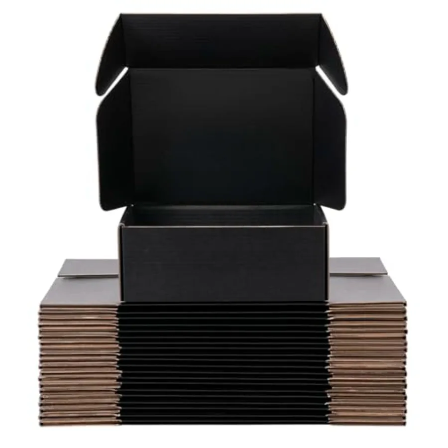 

Небольшие почтовые коробки из гофрированного картона, 20 штук в упаковке, для почтовых отправлений, упаковки товаров для малого бизнеса и подарочных наборов - перерабатываемые и прочные.