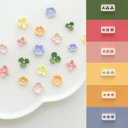 Mini Blütenblatt Kombination formen für Polymer Clay feine Blume Blatt Ton schneider DIY Ohrring Anhänger Schmuck Herstellung Werkzeuge neu