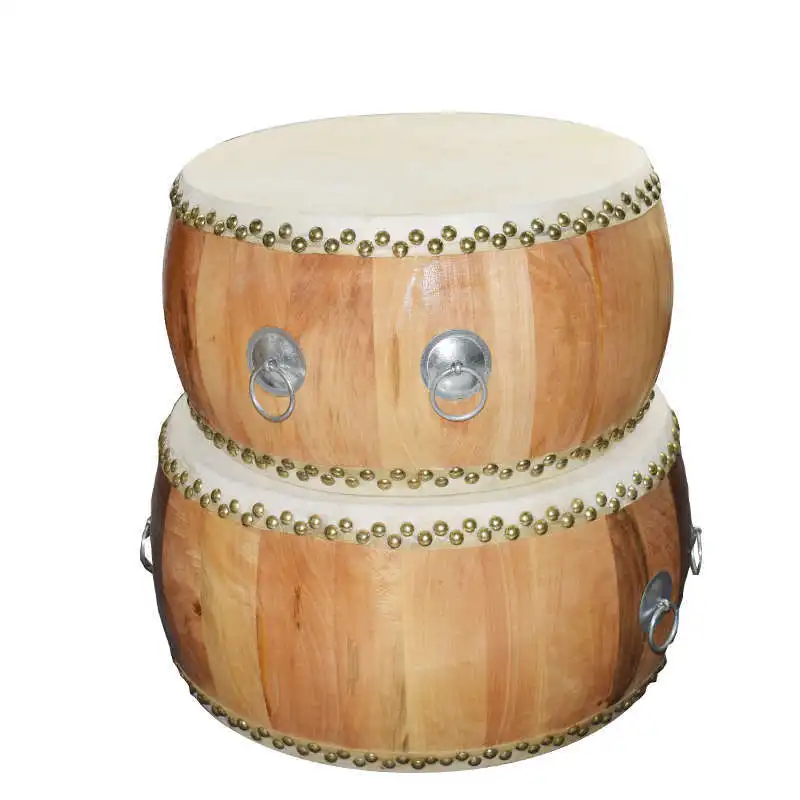 

Dragon Drum Powerful Gongs China Red Adult Children Perform Flat Drum Dance