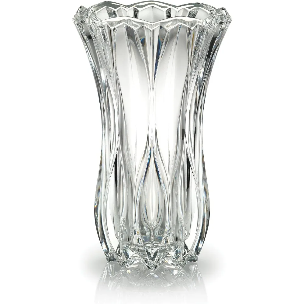 

Mikasa Celebrations by Mikasa Blossom Crystal Vase, 12-Inch