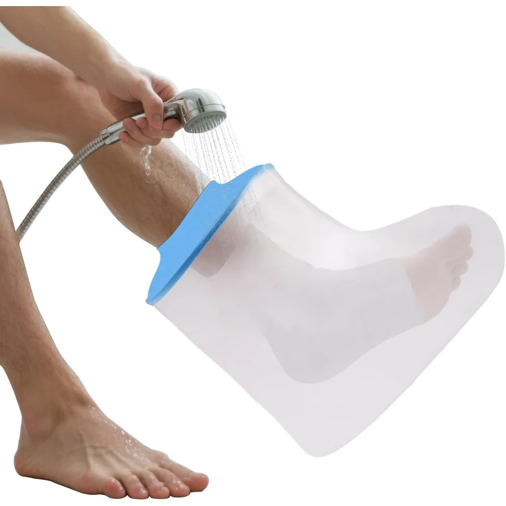 

Waterproof Foot Cast Cover Reusable Shower Foot Cover Waterproof Shower Boot Cover for Adult Post Surgery Bath Protection