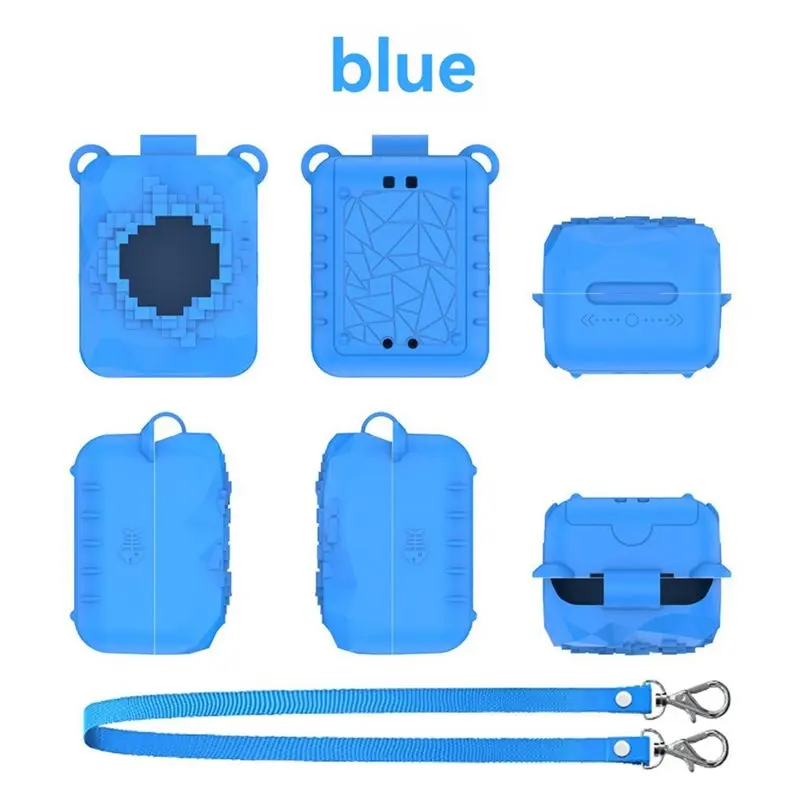 B31B For Bitzee Magicals Digital Pet 2 Silicone Case with Lanyard Washable Shockproof Protective Cover Accessory