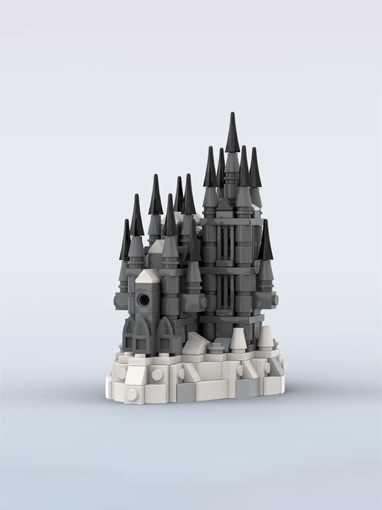 New 371Pcs Moc European Medieval Street View Castle Lunaire Model Diy Creative Ideas Bricks Toy Birthday Gift Building Blocks