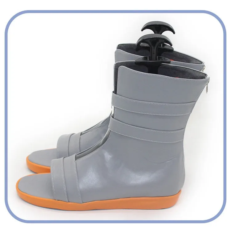 オーガスタコスプレ靴 PU レザー靴ハロウィンカーニバルブーツアニメ GACHIAKUTA アクセサリーコスプレ小道具カスタムメイド