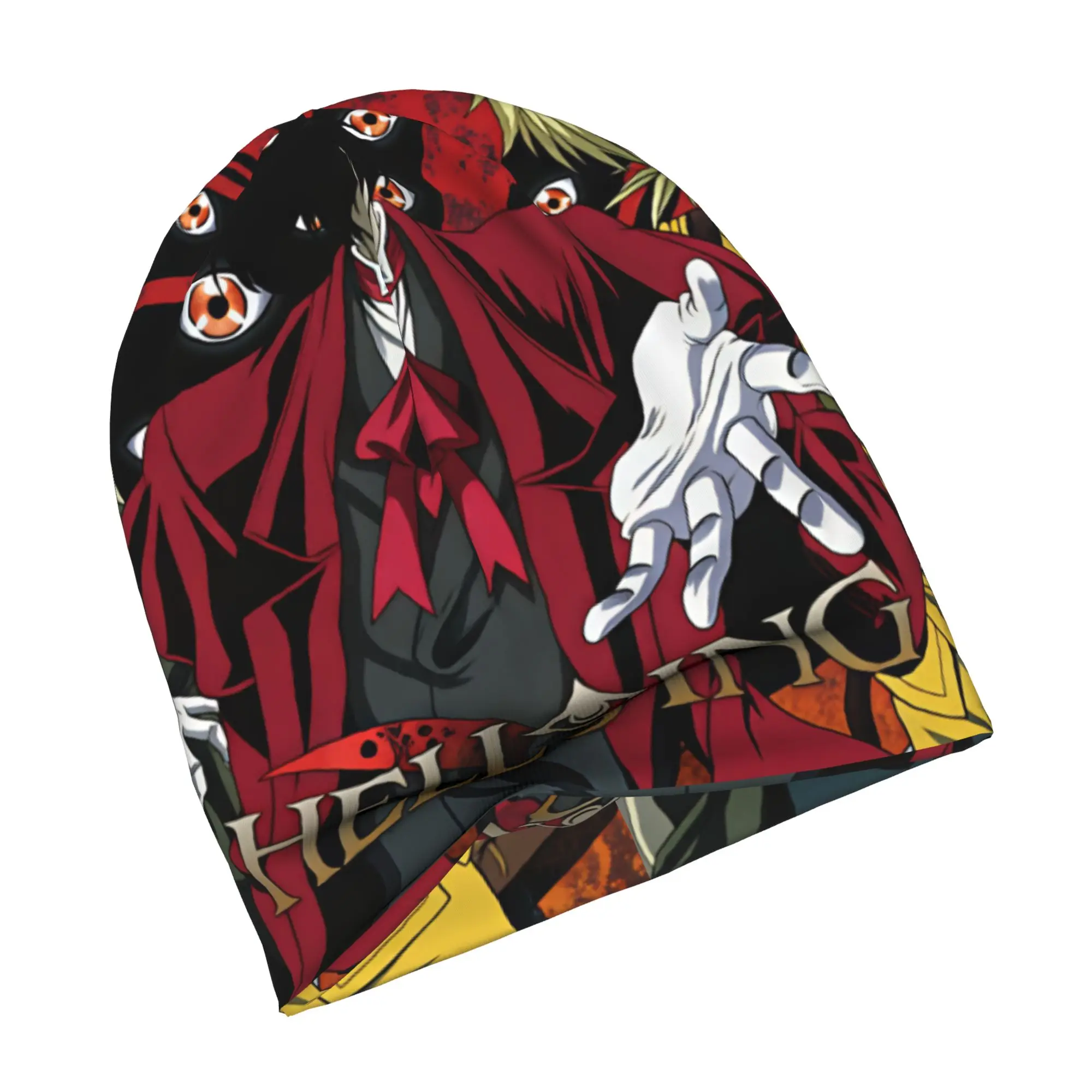 Seras Victoria Manga H-Hellsing Skullies Beanies Caps Hip Hop Winter Warm Women Men Knit Hat Unisex Adult Anime Bonnet Hats