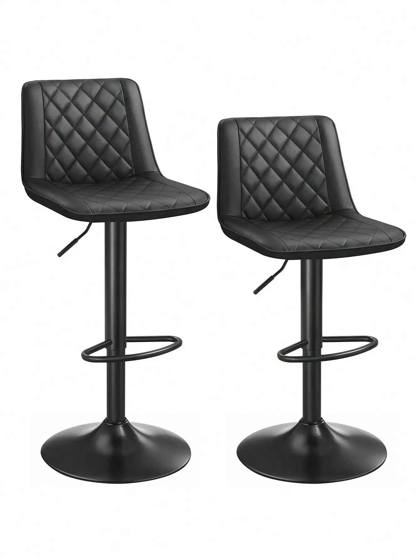 SONGMICS bar stool bar chairs (set, 2 pc, 2 pc), can be loaded up to 120 kg