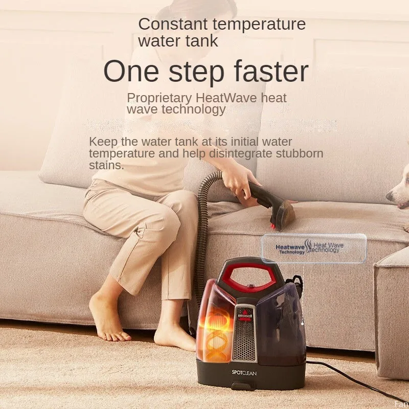 BISSELL SpotClean Handheld Steam Cleaner Sofa Carpet Curtain Car Vacuum Cleaner Spray Suction Integrated Machine Clean Machine