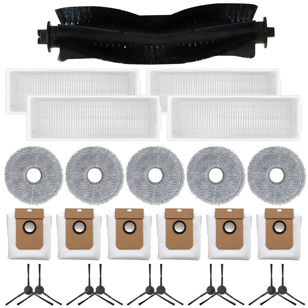 Vacuum Cleaner Main Brush Easy Installation Parts Replacement 17 Pcs/26 Pcs ABS+Nylon Home And Practical Vacuum