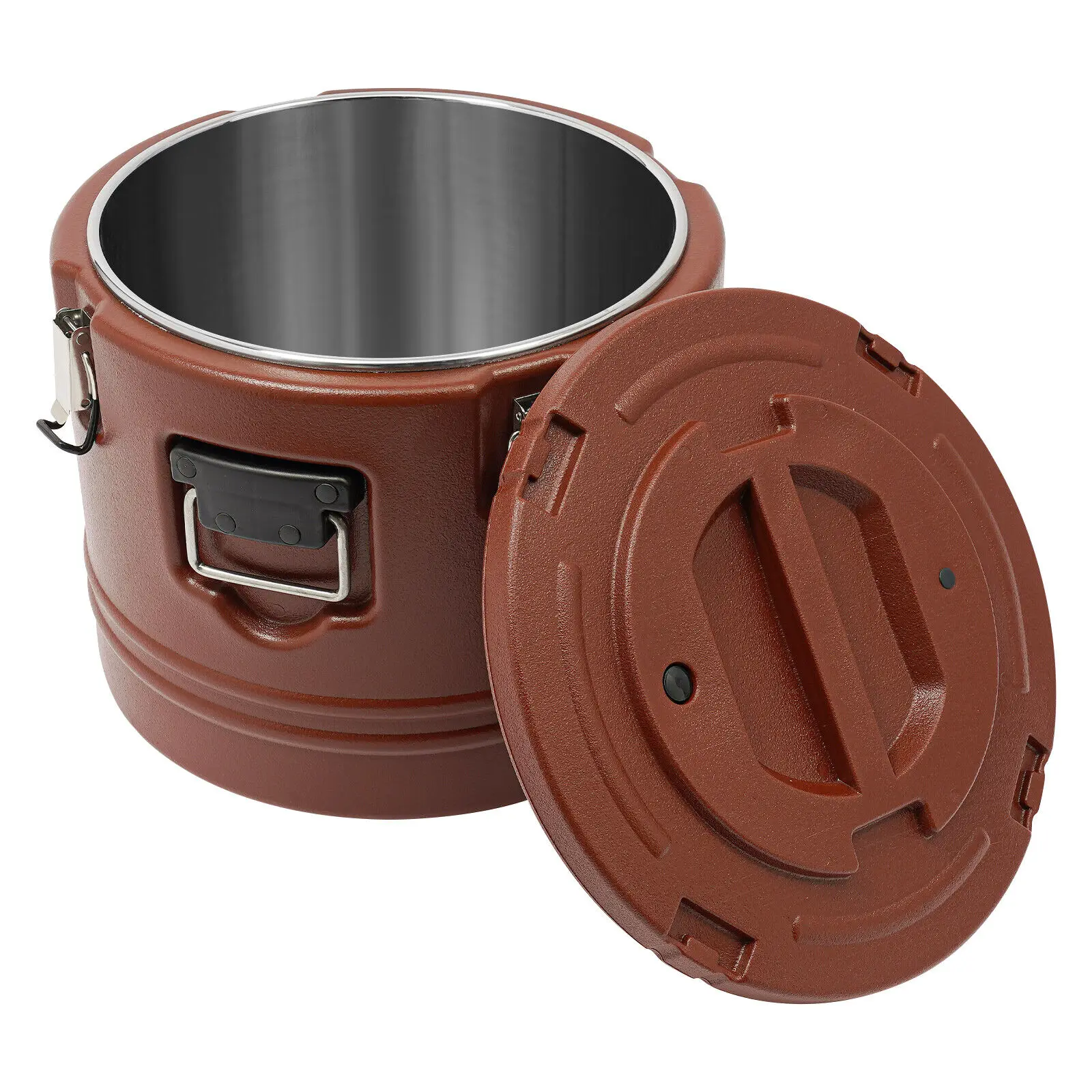 حامل الطعام الحراري التجاري - حاوية حساء ساخنة وباردة معزولة سعة 30 لترًا (32 كيو تي) مع غطاء