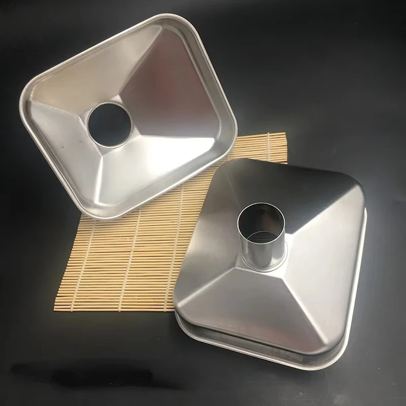 1PC Stainless steel funnel for large diameter hopper rectangular square kitchen funnels industrial wine liquid filling hoppers