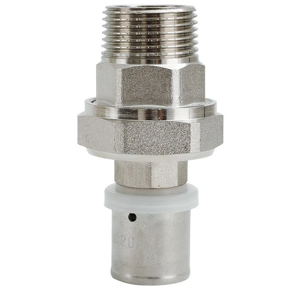 Aluminum Plastic Connector Press Fit Coupling Leak-Proof Design High Temperature Resistant For 3 4 Inch Thread