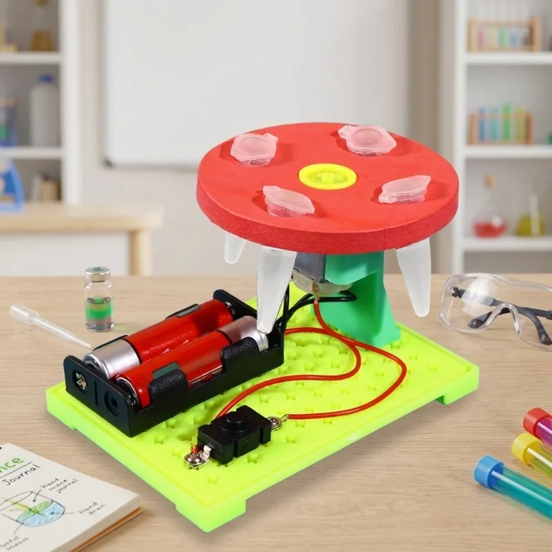 Kids Science Popularization Learning Toy Handmade DIY Making Kit Primary School Student Centrifuge Experiment STEM 3D Assembly