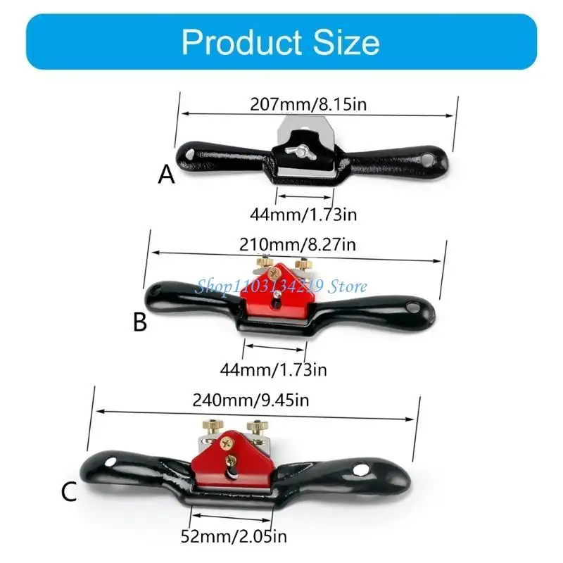 N5KC Ergonomic Handle Smoothing Trimming Plane For Carpentry DIY Projects