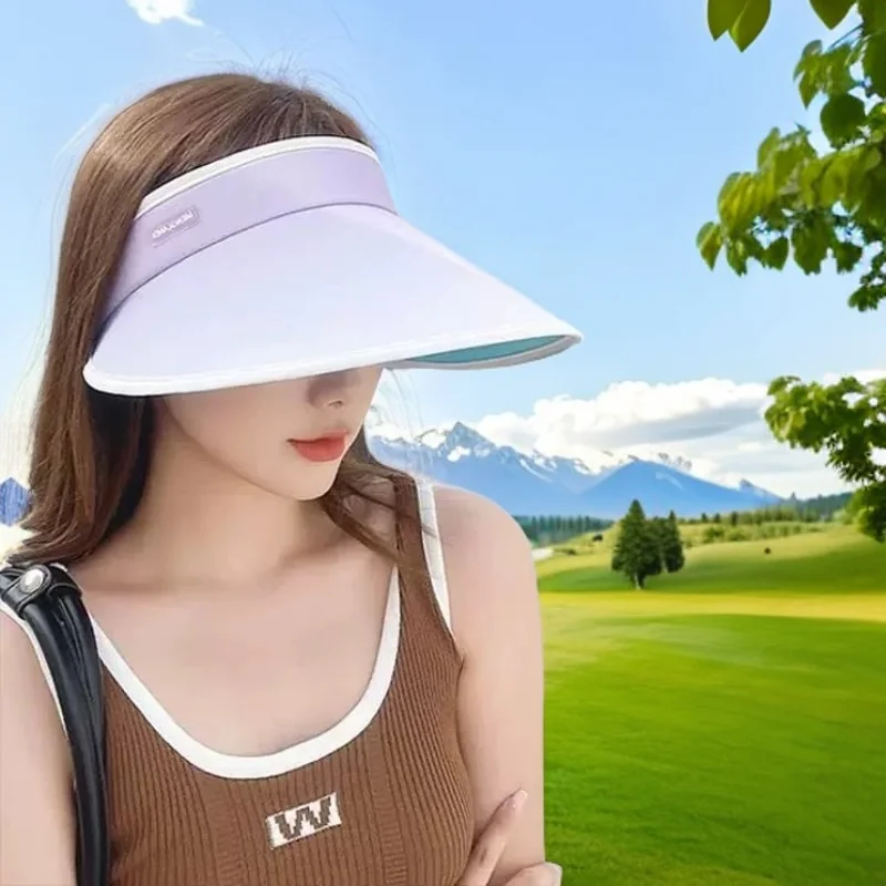 المرأة الصيف الشمس حماية التغيير التدريجي فارغة قبعة الشمس الأشعة فوق البنفسجية حافة كبيرة واقي الوجه قبعة الشمس ركوب المرأة قبعة الشمس قبعة للشاطئ 2