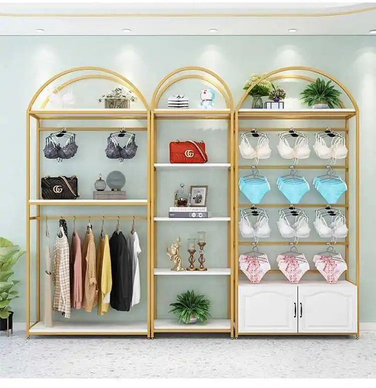 yy-Modern Display Cabinet Clothing Store Shelf Beauty Product Display Cabinet Partition Container Shelf