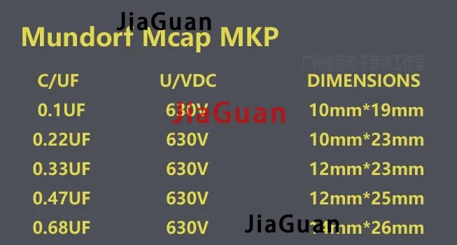 

2PCS Mundorf MKP Mcap 0.22UF 630V Germany M-cap 224/630V audio 0.22u Non-Polar coupling 220NF new audiophiler capacitor 224
