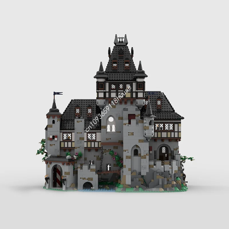 3996개 MOC 브릭버그 성 모델 블록 DIY 창의적인 브릭 교육용 어린이 건축 장난감 아이디어 크리스마스 선물