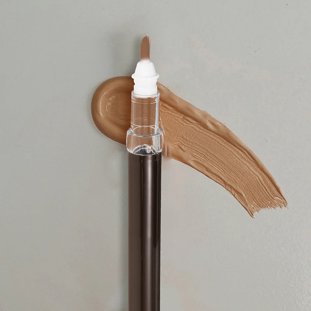 2 szt. Błyszczyk do ust, balsam do ust w pisaku, kolor kawowy, przezroczyste okienko, wielokrotnego użytku, 2 ml, aplikator z pędzelkiem do olejku do paznokci