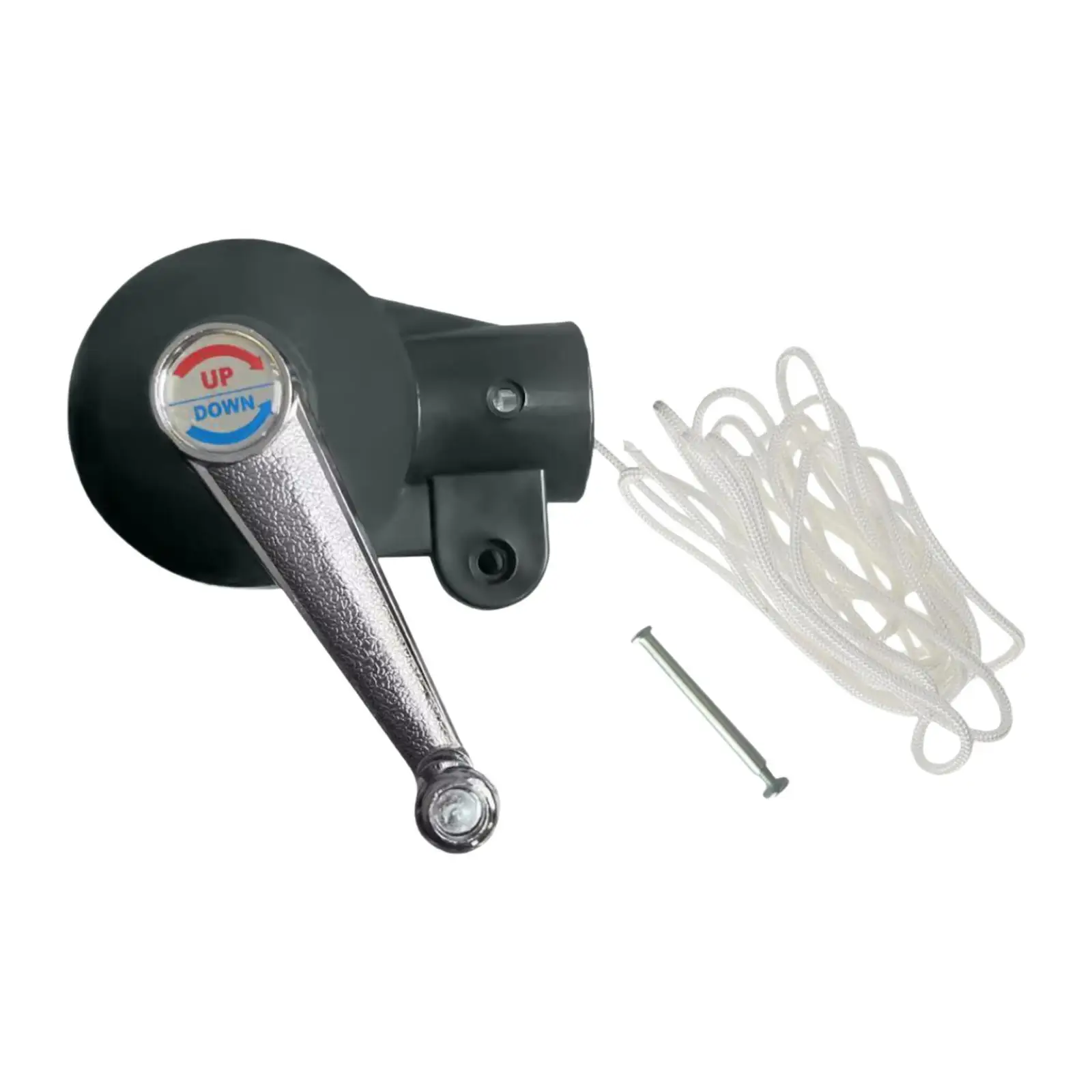 Patio Umbrella Crank Handle Sturdy Replace Parts Parasol Hand Crank Sunshade Attachment for Pool Picnic Beach Camping Garden