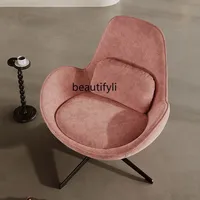 Lazy sofa swivel chair Italian light luxury living room balcony casual reading rotating snail