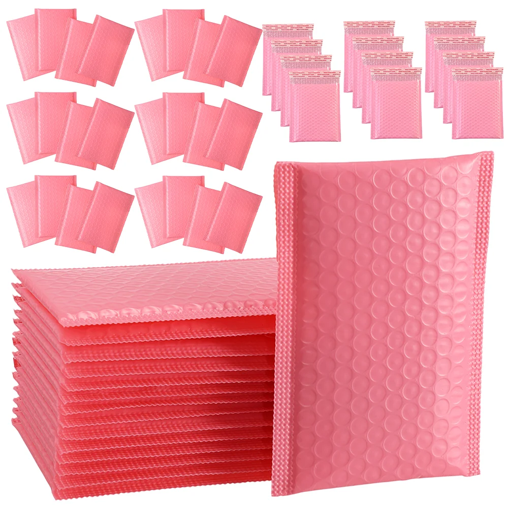 60 Pcs Bag Mailing Envelopes Apparel Packaging Mailers for Delivery Small Bubbles