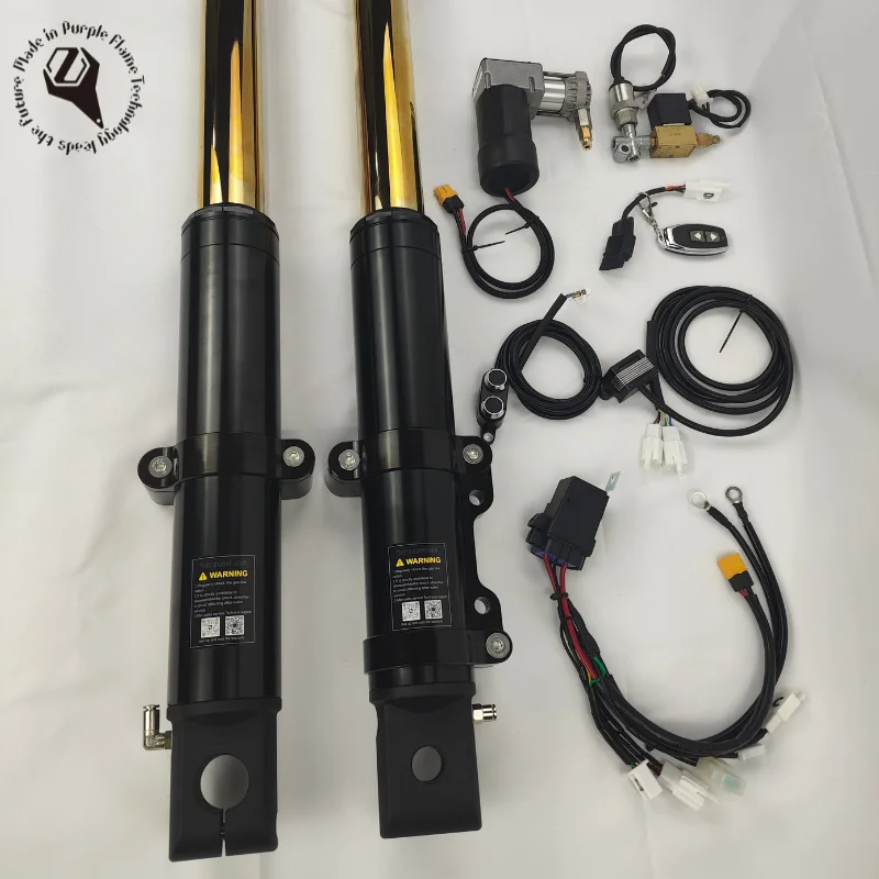 

Purple Flame Factory Direct Sales Motorcycle air Front Shock Absorber Suitable for Chubby Boys Street Bullies
