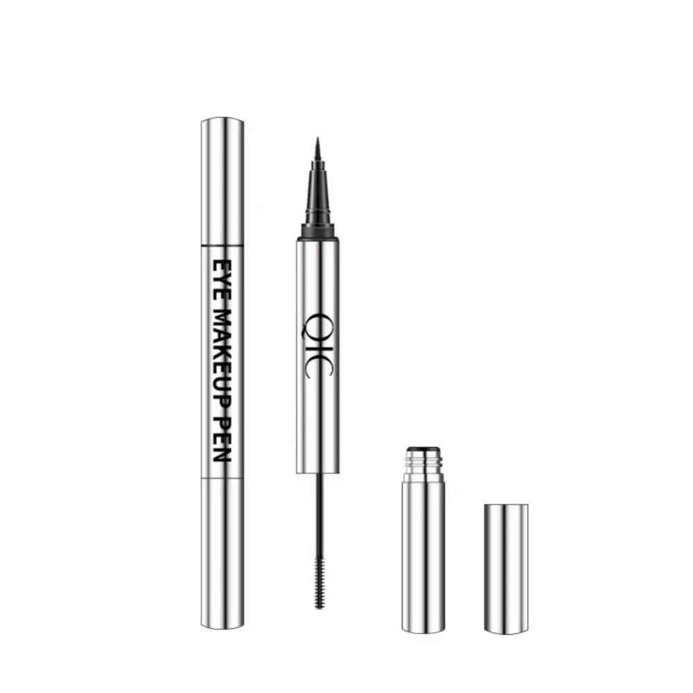 Eyeliner à double pointe et mascara pour les yeux, maquillage des yeux, imperméable, longue durée, pointe fine, cosmétiques Maquiagem, 2 en 1, nouveau, 2021, TSLM1