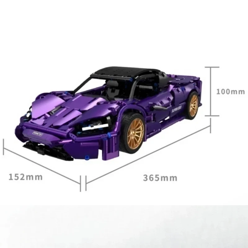 Blocchi tecnici da corsa Sport Car Velocità Modello di veicolo Città Meccanico Super Mattoni Puzzle Giocattoli Regalo per adulti
