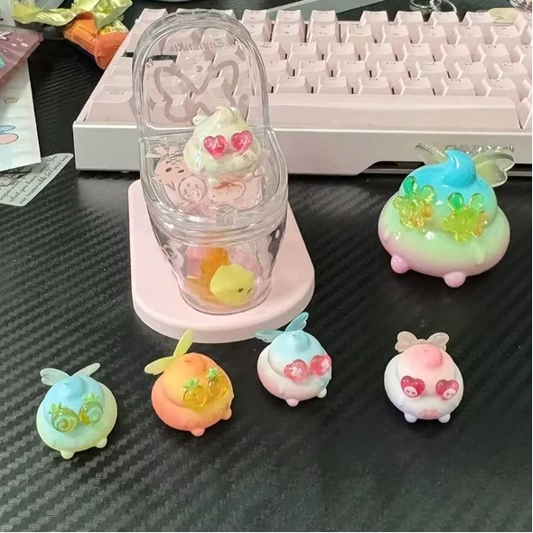 

Мини-Emmmku четырех поколений серии эльфа, модная милая кукла ручной работы, набор слепых коробок, креативные настольные украшения, коллекция игрушек