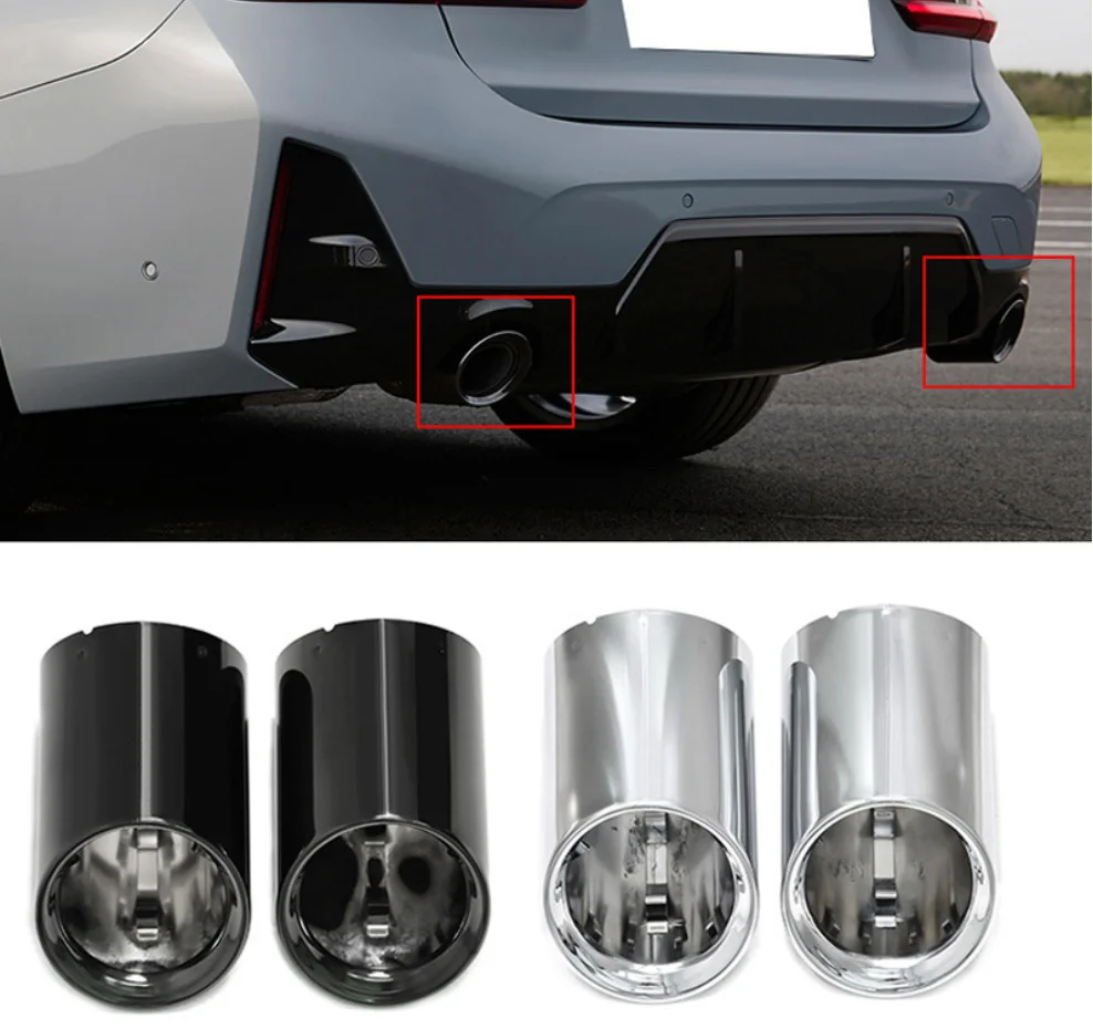 Cool black  high quality pipe refit fit for G20 G21 320 330i 420i 425i G22 etc exhaust