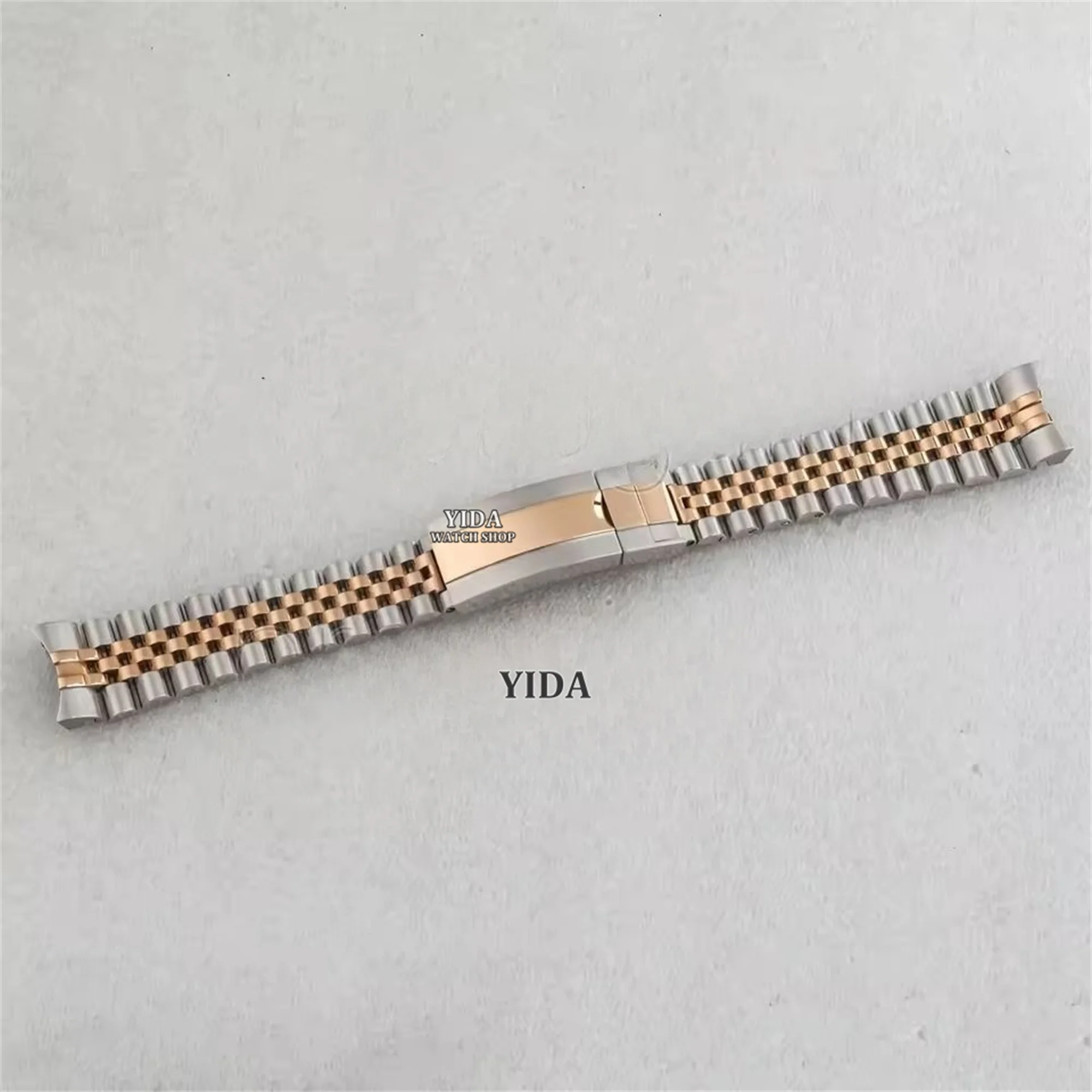

20mm Watch Strap 316L Stainless Steel Oyster Watch Band Rose Gold Silver Black Bracelet for Datejust Jubilee Modified Bracelet