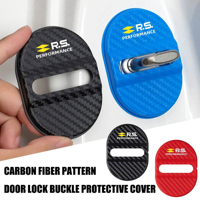 Car Latch Stop Anti Rust Waterproof Door Lock Key Buckle Panel For Renault Symbol Clio 3 4 Sparco Dacia RS Megan Scenic Espace