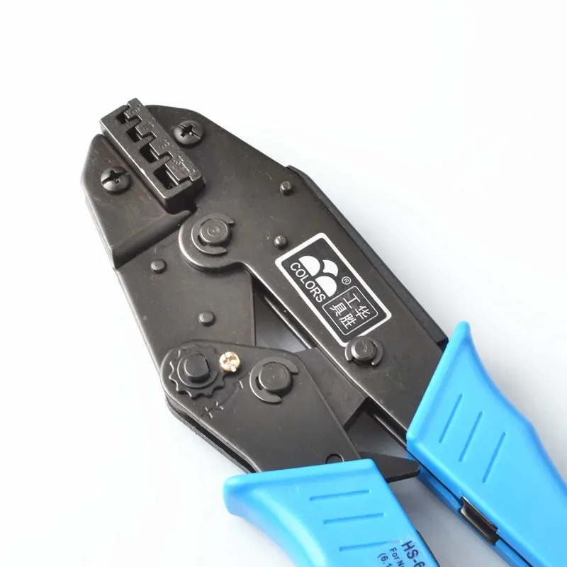 Insulated non-insulated sleeve terminal crimping pliers 6-25 square HS-625WFL ratchet trapezoidal crimping pliers