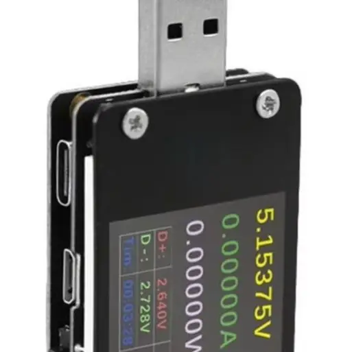 /USB /Voltage /Current Tester With Quick Charge PD Protocol 1.77 Inch TFT Display Power Meter For Cable Resistance And Battery C