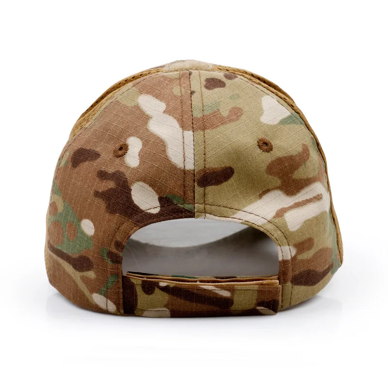 New Tide Punisher Skull Multicam Operator Mesh baseball Cap Men cool Fitted Tactical Cap Good quality Breathable outdoor sport