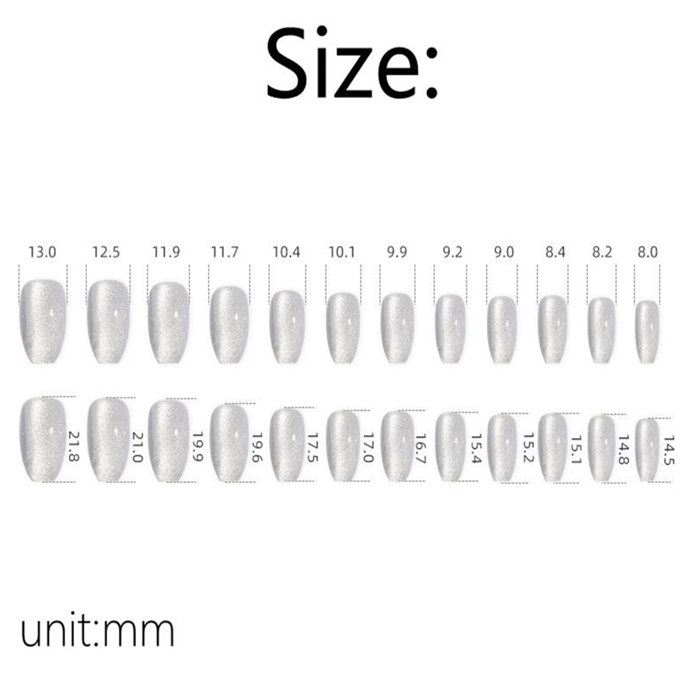 48개 반짝이는 검정색 짧은 발레리나 관 모양 인조 손톱 젤리 접착제 포함 DIY 손톱 연장 도구