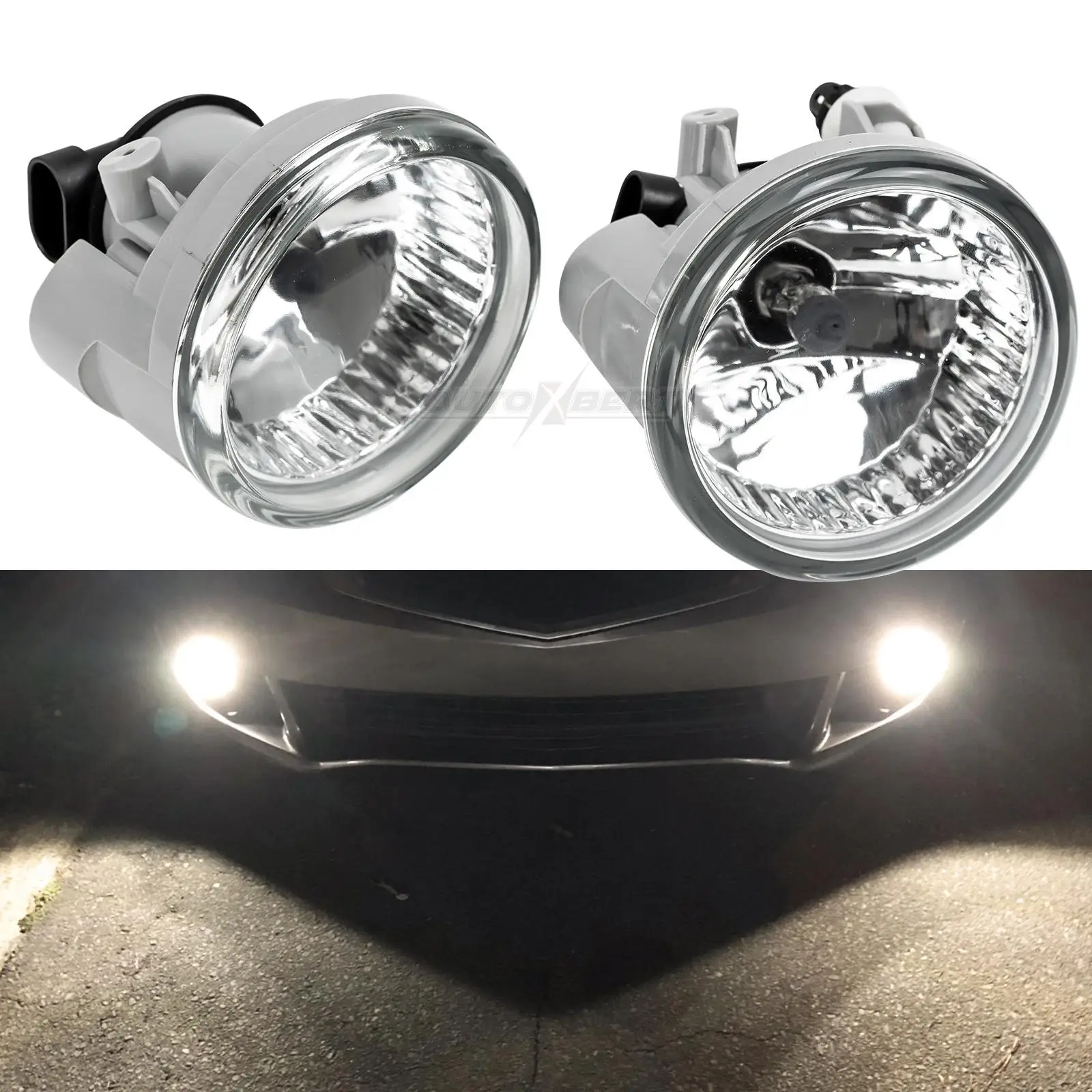 

Left & Right Halogen Fog Light Assembly Spot Driving Lamp For Toyota Prius 04-09 Highlander 2004-2007 Echo MR2 Spyder 8122152070