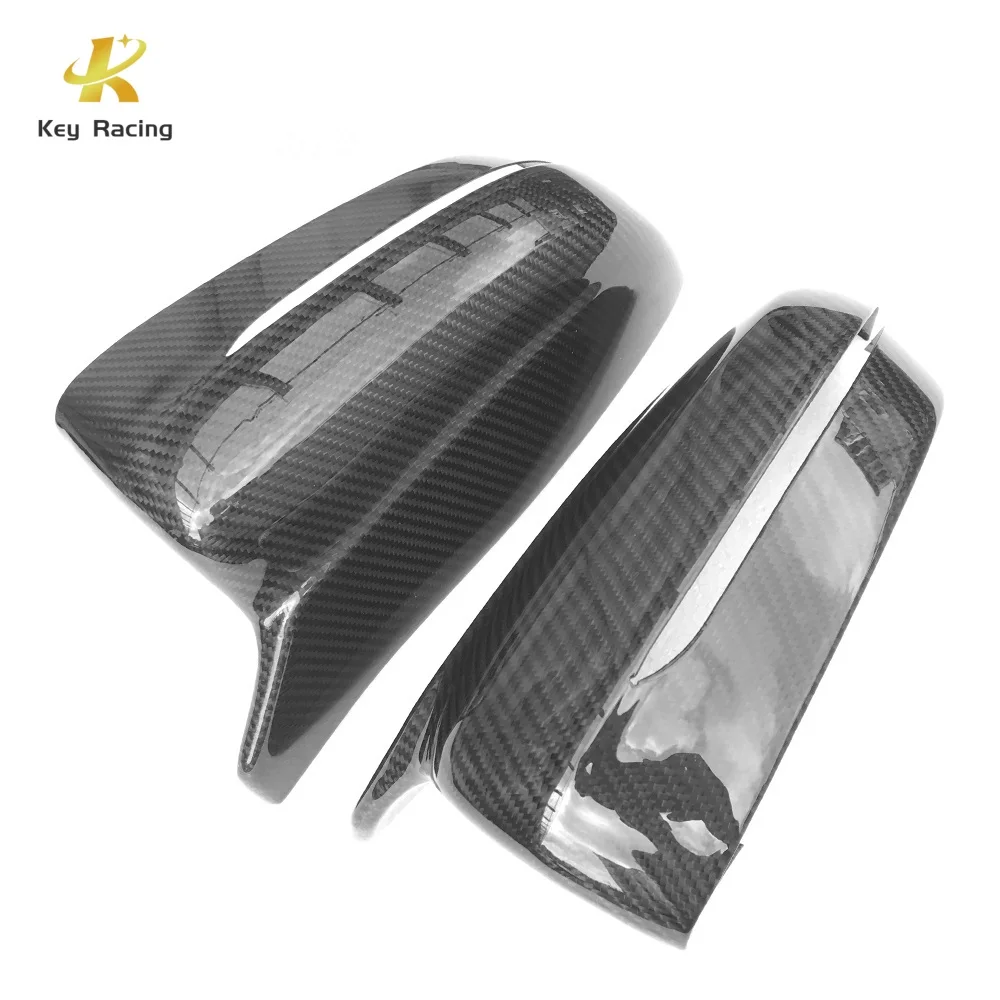 Carbon Fiber Ox Horn Style Paste Mirror Cover For BMW G20 G30 G22 G12 G Chassis Series Models Mirror Cover